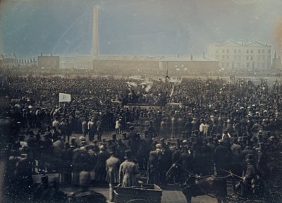View of the Great Chartist Meeting on Kennington Common by William Edward Kilburn